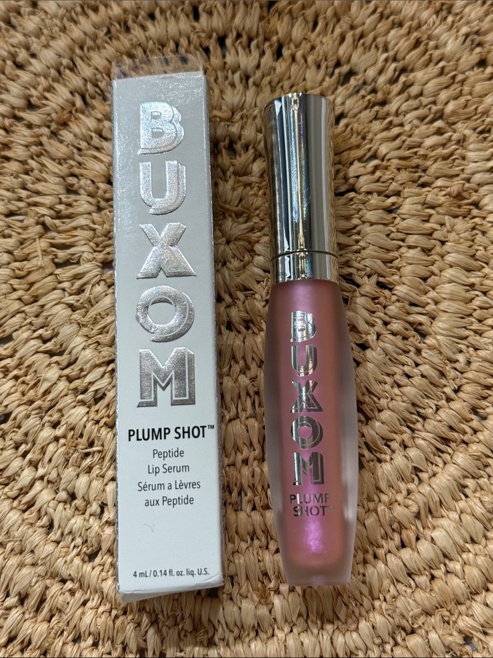Buxom Plump Shot Lip Gloss in Multichrome Tint Spellbound Pink!